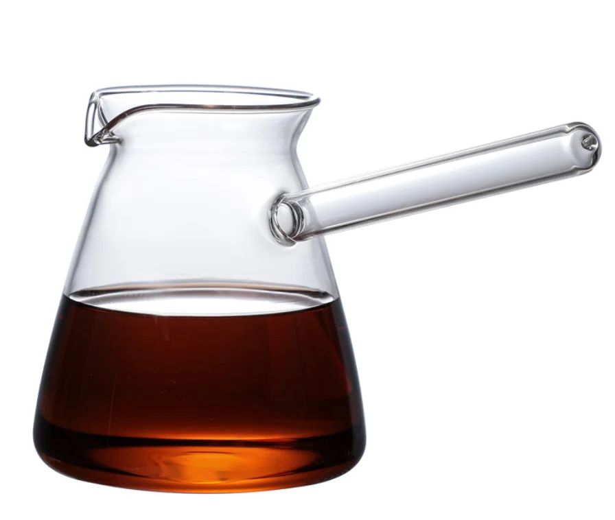 Borosilicate Glass Coffee Pot with handle