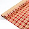 Red and gold plaid-043x3m