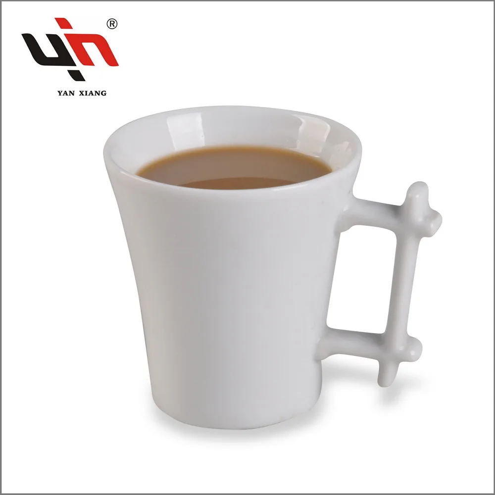 2025 Hot Selling Square Shape Cheap Handmade Ceramic Mug Porcelain Coffee Cup With Saucer for Gift Set