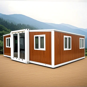 20ft  Expandable Container House 1-2 Bedroom Mobile Tiny  with bathroom and kitchen Australian CHINAHOUSE FUCHENG