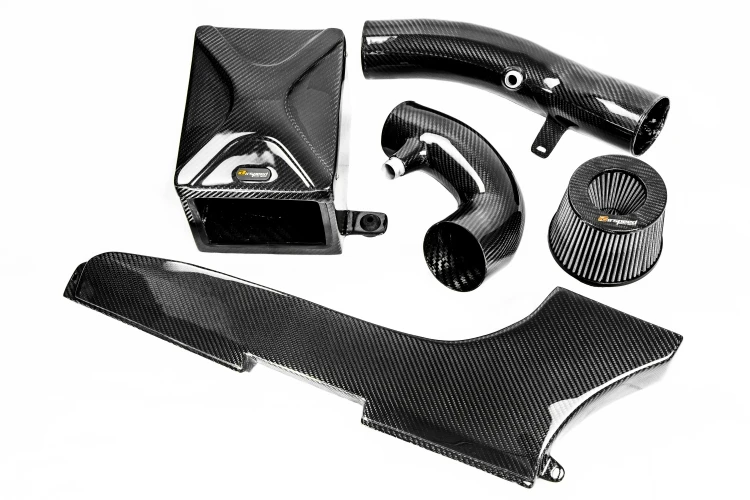 Custom Lightweight High Gloss Carbon Fiber Air Intake for M2 Competition