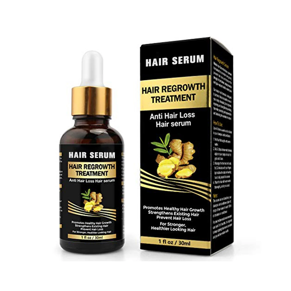 Anti hair loss serum. Hair growth Serum. Ginger Anti hair loss Serum.