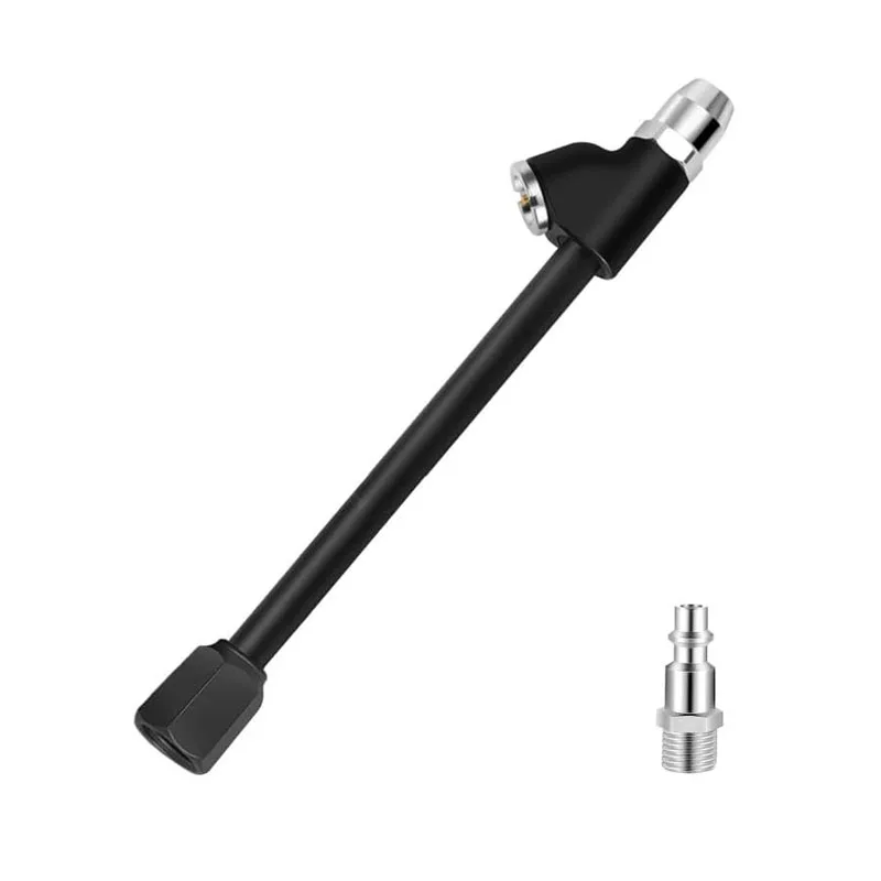 1/4" FNPT Dual Head Air Chuck for Tire Inflator Gauge or Air Compressor