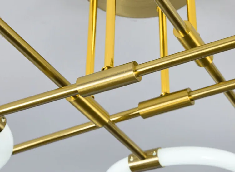 High quality led light nordic ring led ceiling lamp modern creative personality ceiling light for living room