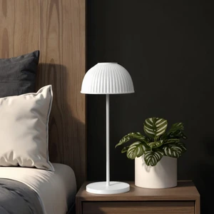 Direct Sales From Manufacturer Simple Modern LED Table Lamp for Hotel Bedroom Bedside Light Control with Battery Power Supply