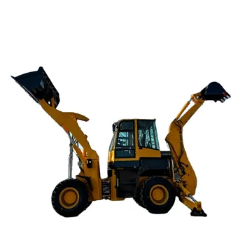 Chinese 4x4 WZ30-25 Mini Excavator Loader 4-in-1 Bucket Front Loader for Farms with Core Engine and Pump Price Included