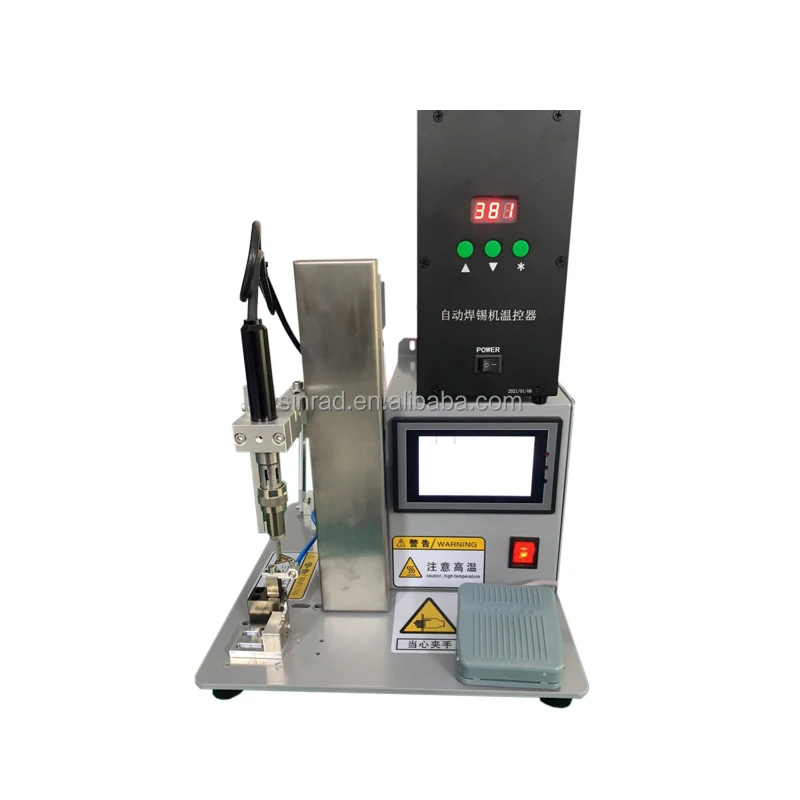 Semi-Auto Mobile Charging Type-c Connector Manufacturing Soldering Wire Stripping Data Cable Making Machine