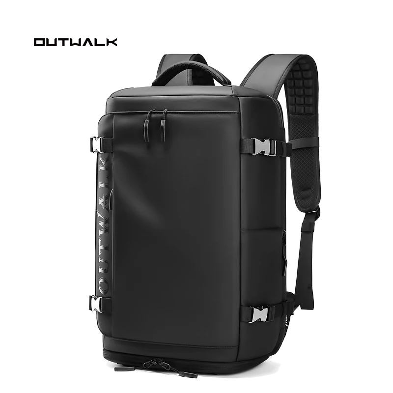 Seyfocnia Sac à Dos Sport 48,3 Cm – Imperméable, Compartiment Chaussures, Port USB, 15,6 Pouces, Noir, Pour Homme/femme