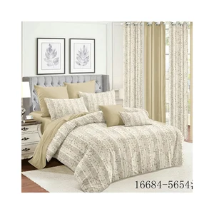 Wholesale Cheap Home Collection Curtain Bedding Set with Matching Curtains