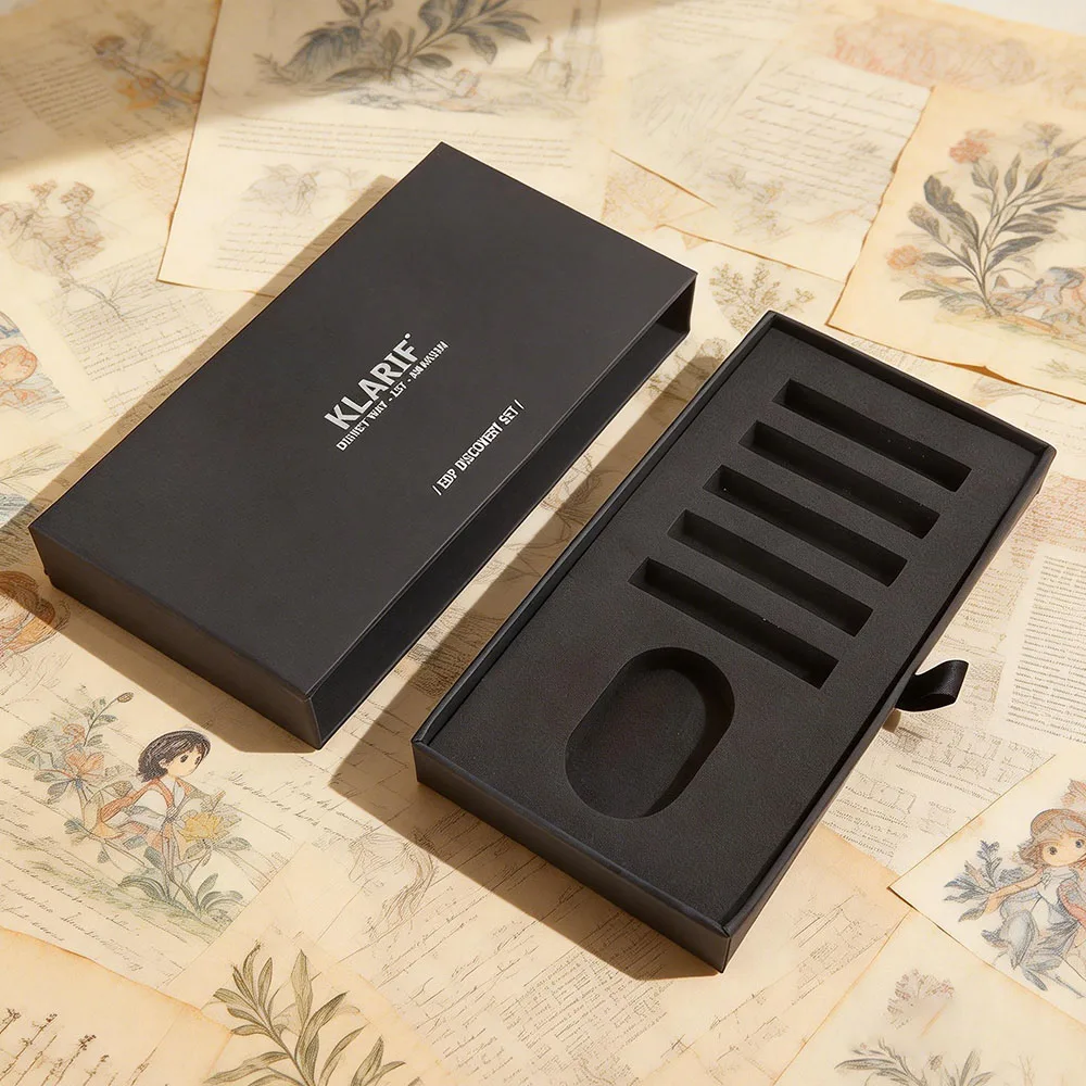 Coffret Cadeau à Tiroir Coulissant - En Carton Rigide et Recyclable, Personnalisable par Impression (Logo, Texte, Graphisme)