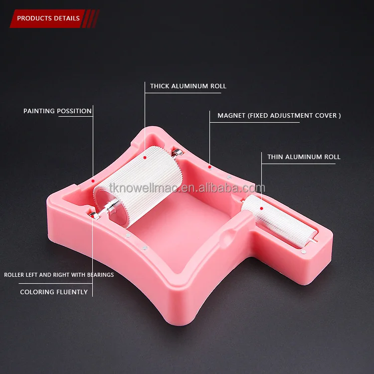 T Shape Paint Thickness Adjustable Double Roller Leather Handbags Shoes Wallets Making Edge Coloring Machine