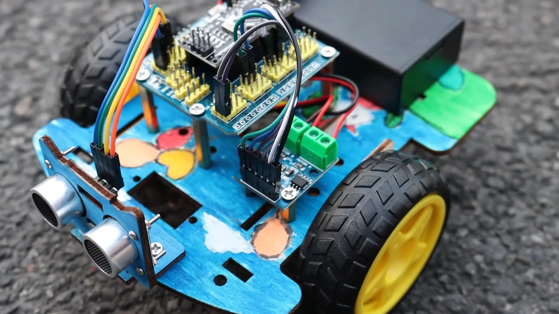 Factory 2wd Smart Robot Car Creative Fine Arts Painting Robotics Kit ...