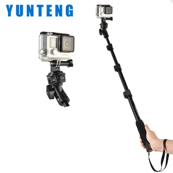 YUNTENG 188 Aluminum 126cm Selfie Stick Monopod for Camera iphone Android Smartphone and Gopro Action Camera