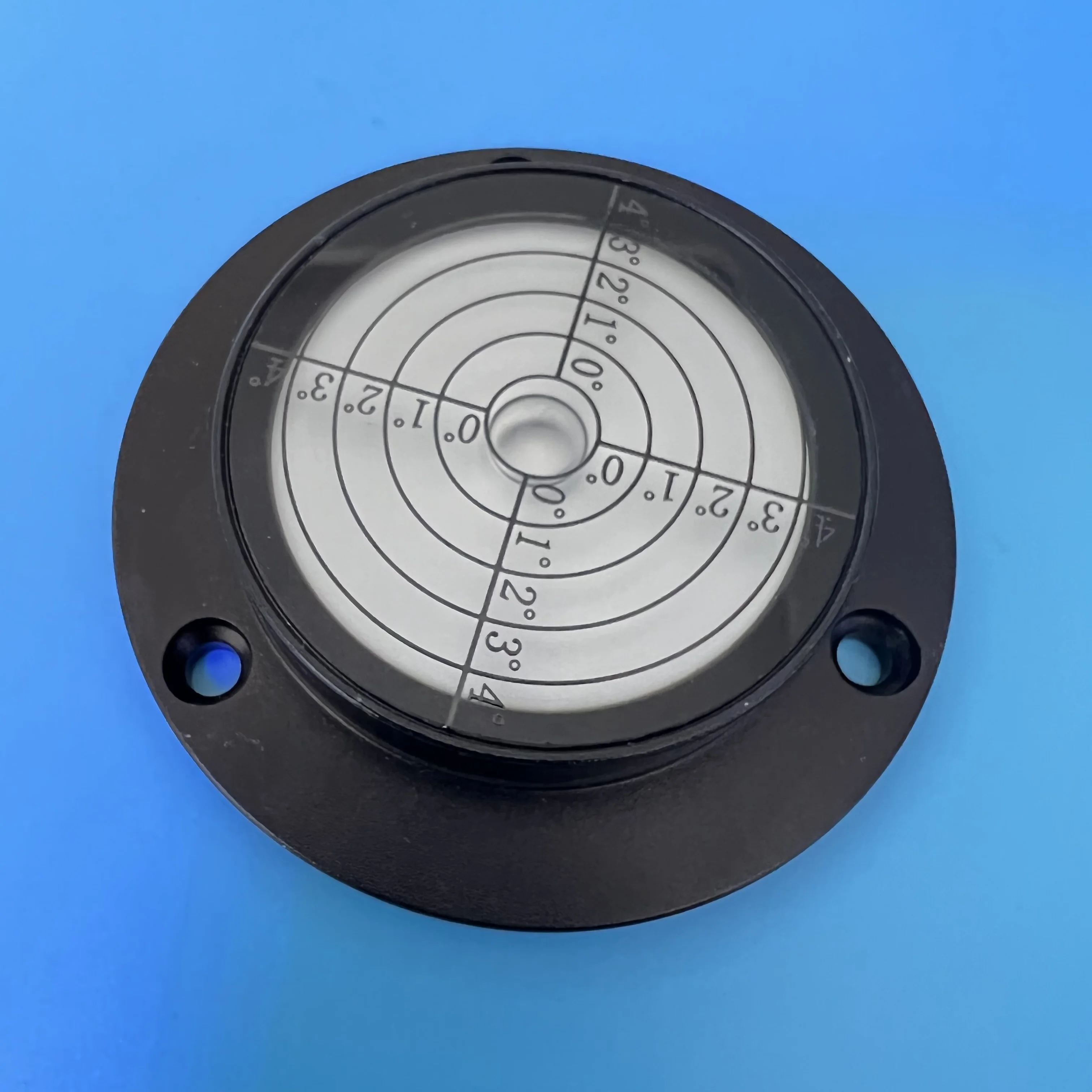 tebak Manufacturer High Grade Engineering Hoisting Equipment Circular Bubble Levels Metal Shell Bullseye Level Bubble Vial