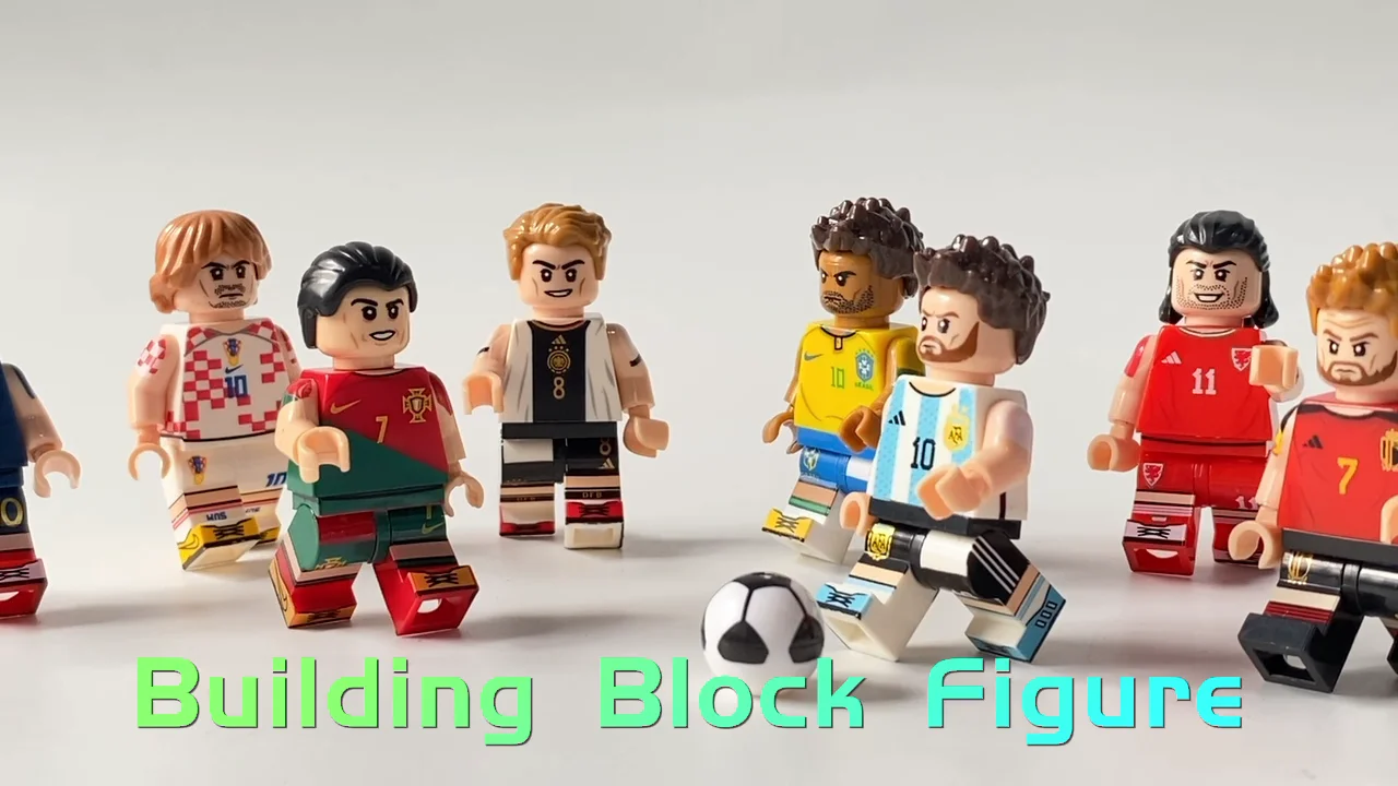 G0103 World Cup Famous Soccer Players Figures Messi Ronaldo Mini