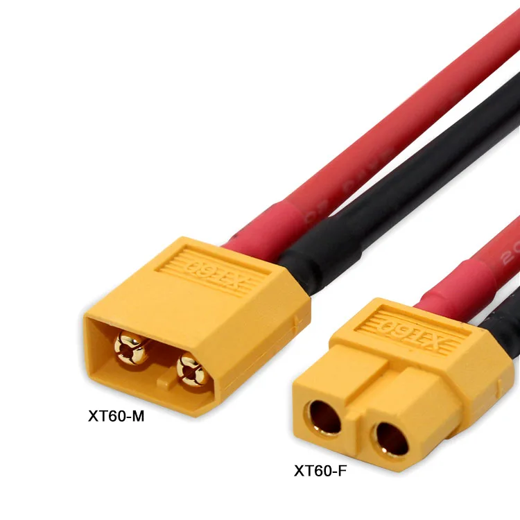 Amass XT60 женский мужской адаптер XT90 Разъем XT60H удлинитель 12AWG 150 мм для RC Lipo батареи