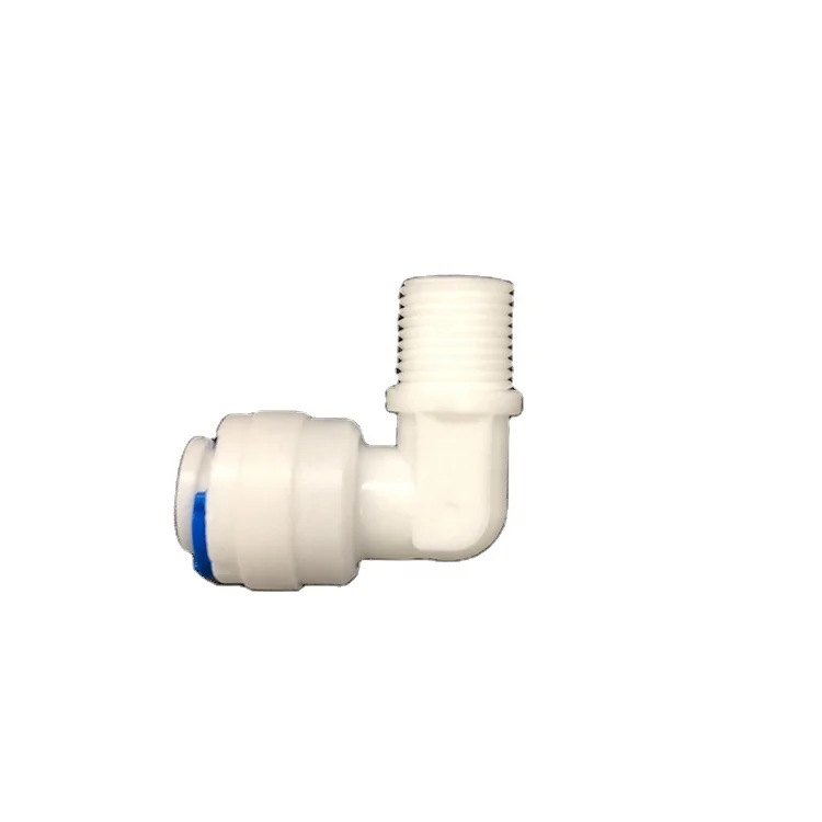 Pack of 10 1/4 RO Tubing Elbow Connector 90 degree 1/4 Water Line Fittings