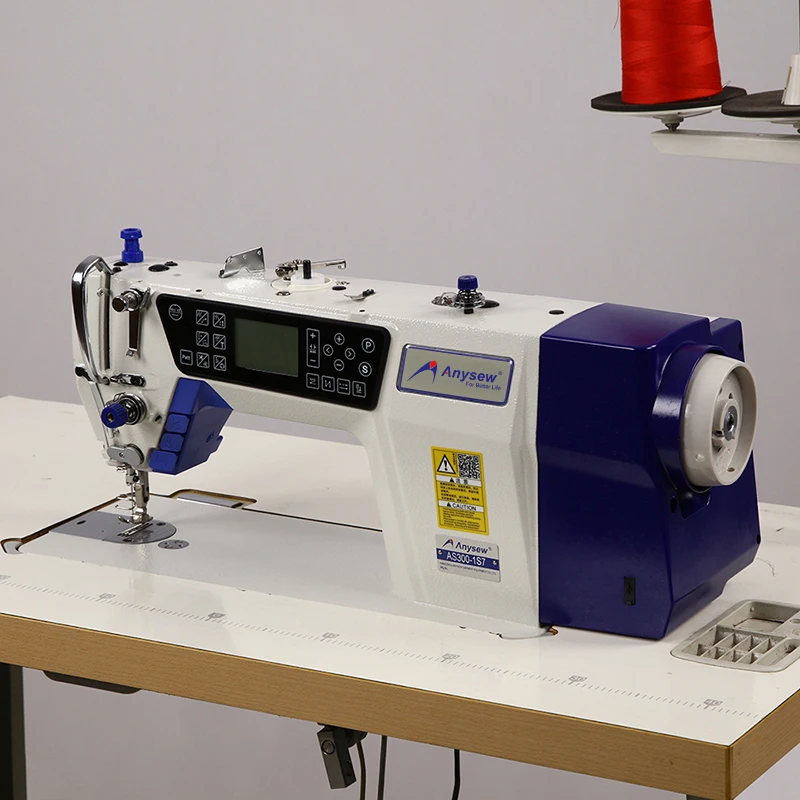 AS300-1S7 Full-automatic computerized single needle lockstitch sewing machine (1 step motor device) supplier