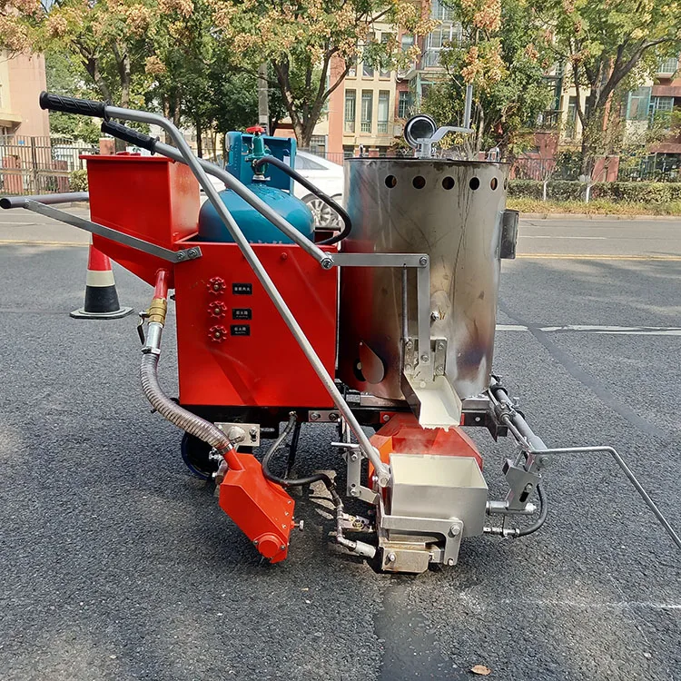 New Factory Direct Thermoplastic Road Marking Machine High Operating Efficiency with 1-2.5 mm Scope Marking Thickness
