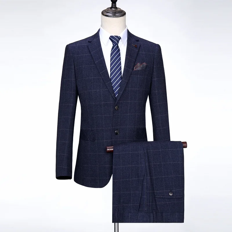 OEM Logo Suit Dress Sample Male Formal Wedding Party Wear Tailor Made Slim Fit Suits for Men Italian