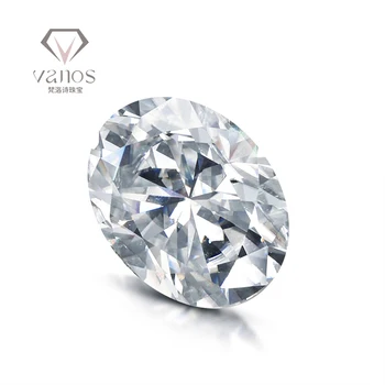 HPHT CVD white oval shape loose synthetic diamond fancy cut IGI GIA certified lab grown diamond carat price