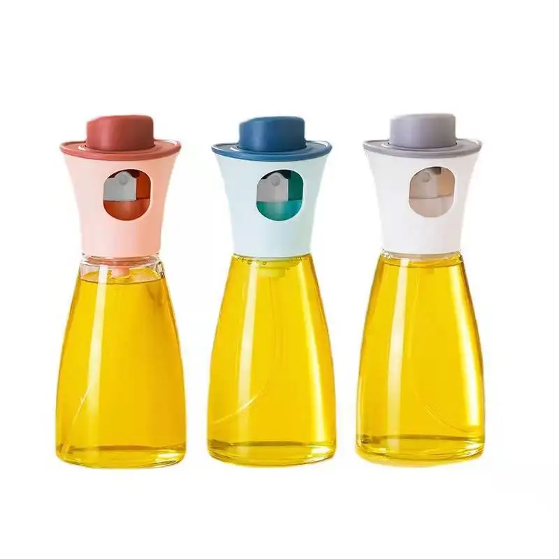 Glass Olive Oil Dispenser Bottles Oil Sprayer for Cooking Widely Used for Air Fryer BBQ Baking Salad factory