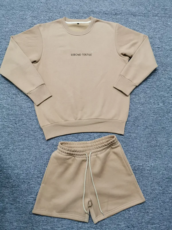 Super September Custom Casual 2 Piece Set Women Oversize Hoodies High Quality  Short Two Piece Set Women Clothing