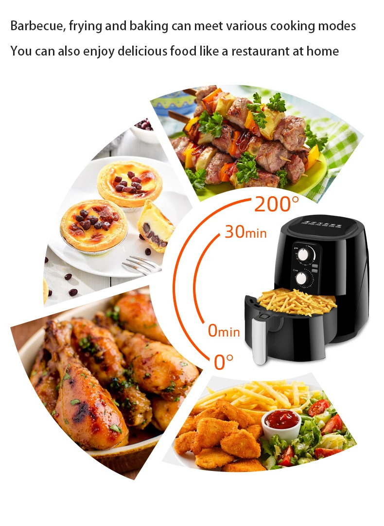Litre Automatic Air Fryer Silver Crest Digital Air Fryer With Rotisserie Liter Multifunction Air