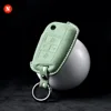 #2156 Light green+white stitching