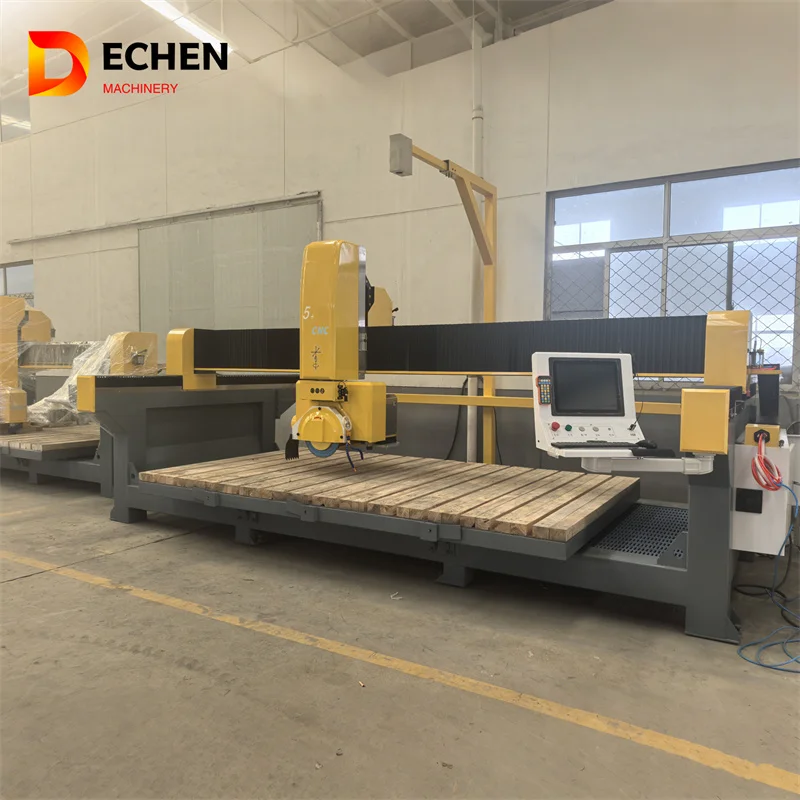 5 Axis Bridge Saw Granite Cutting Machine For Porcelain