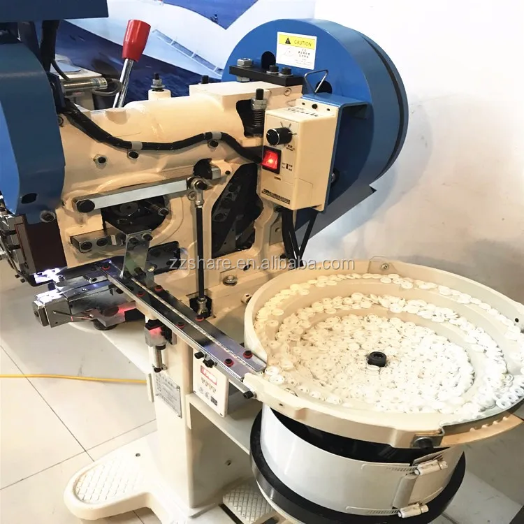Automatic Covered Fabric Cover Pressing Button Machine
