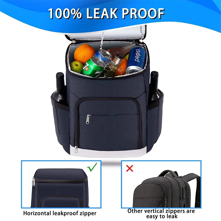 China Manufacturer Custom Camping Cooler Backpacks Insulated Lunch Back