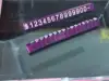 Bianco su viola