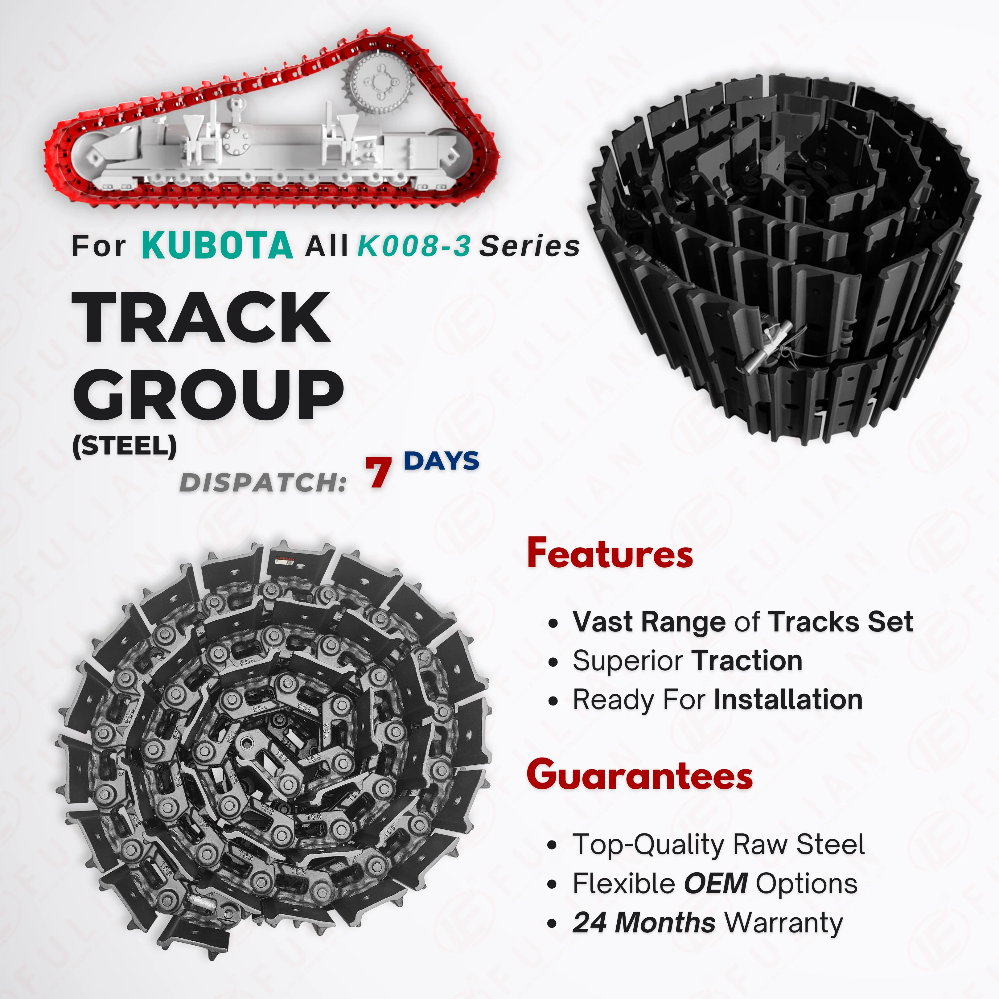 K008 K008-3 Mini Excavator Undercarriage Parts - Sprocket