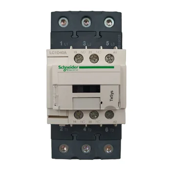 SCHNEIDER ELECTRIC LC1D40AM7 IEC Magnetic Contactor,220V Coil,40A