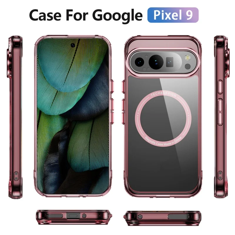 product oem manufacturer customized premium tpupc with magnetic mobile phone case for google pixel 10 pro xl  pixel 9a hard back cover-4