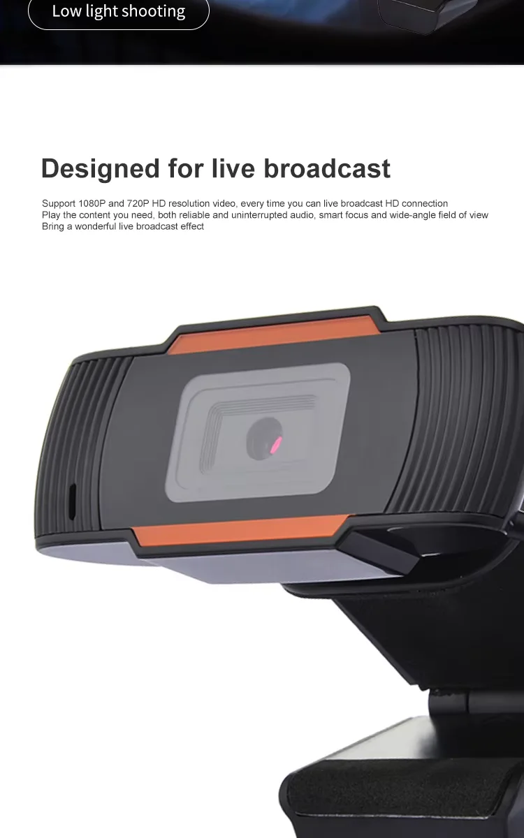 USB WebCam 480P 720P 1080P 2 Million Pixels HDMIcrophone Rotatable Bracket Computer Camera for Computer PC Laptop