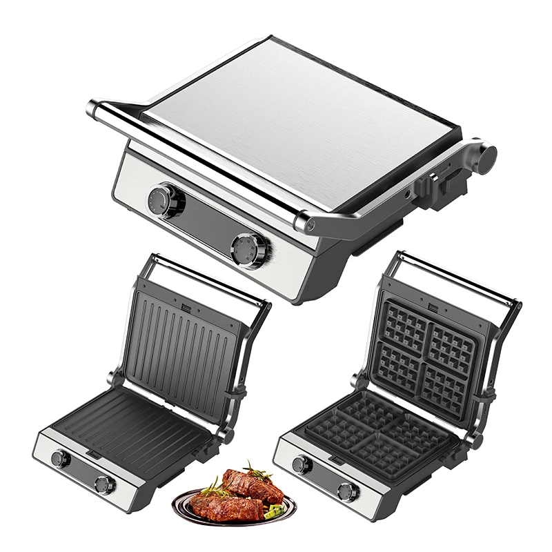 ITOPFOX 1300-Watt Electric Grill Deeper Baking Tray with Lid