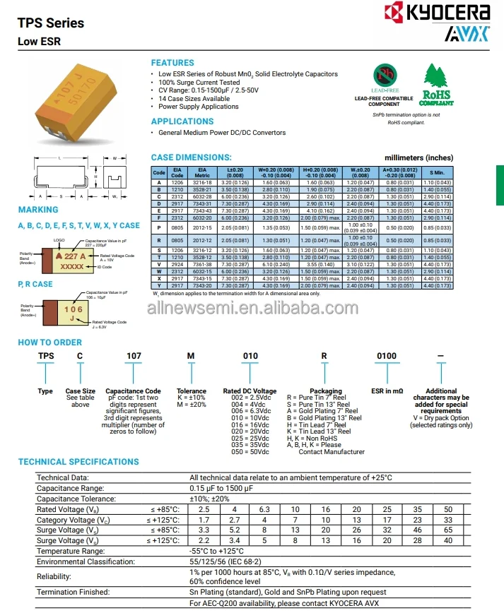 TPSA106K010R0900