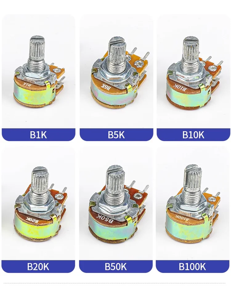 Pack 8 Potenciómetro Lineal 100k B100k | Cuotas Sin Interés - Foto 4