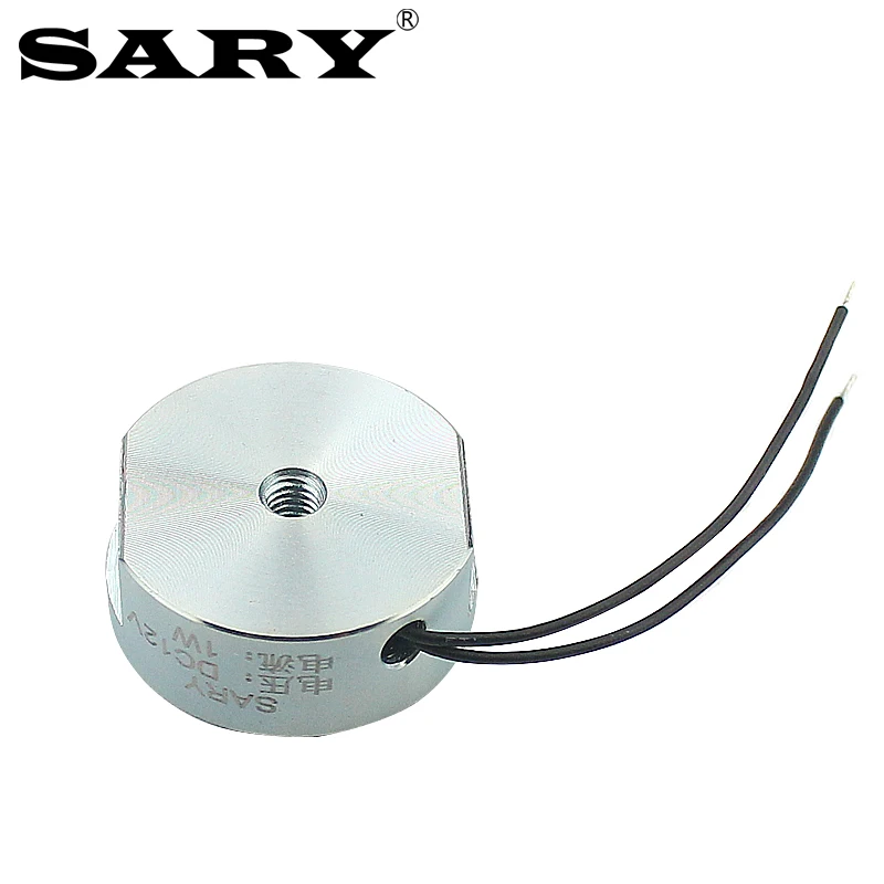 SARY DC 12V Circular Holding Electromagnet LY2510 Holding Force 6KG Solenoid Holding Electromagnetic Chuck