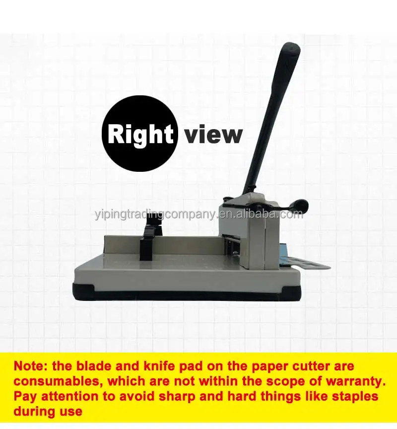 858 A4 Guillotine Paper Cutting Machine - Heavy Duty Trimmer