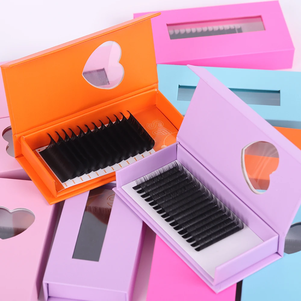 Custom Fluffy Matte Black Lash Extension Supplies Wholesale Individual