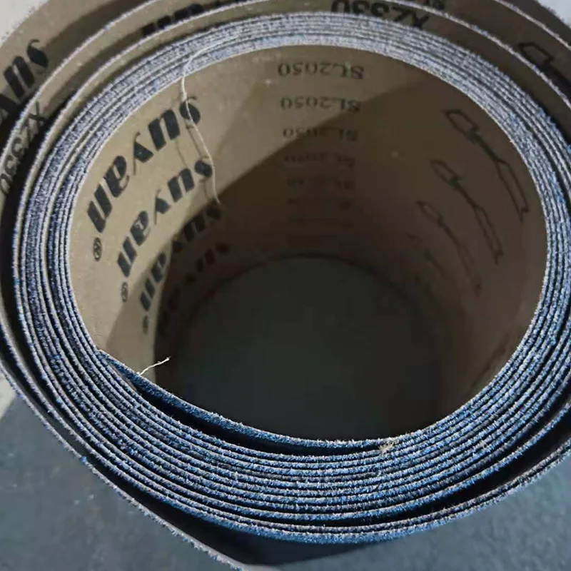 Abrasive Belt with Cloth Backing XZ330 Zirconium Corundum Sanding Belt with Cloth Backing for Grinding Stainless Carbon Alloy Steel