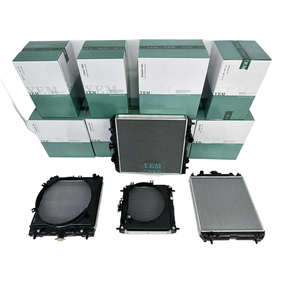Machinery 4TNA78 4TNE106 4TNE82 4TNE84 Assy Radiator for Yanmar Standard Size Engine Parts