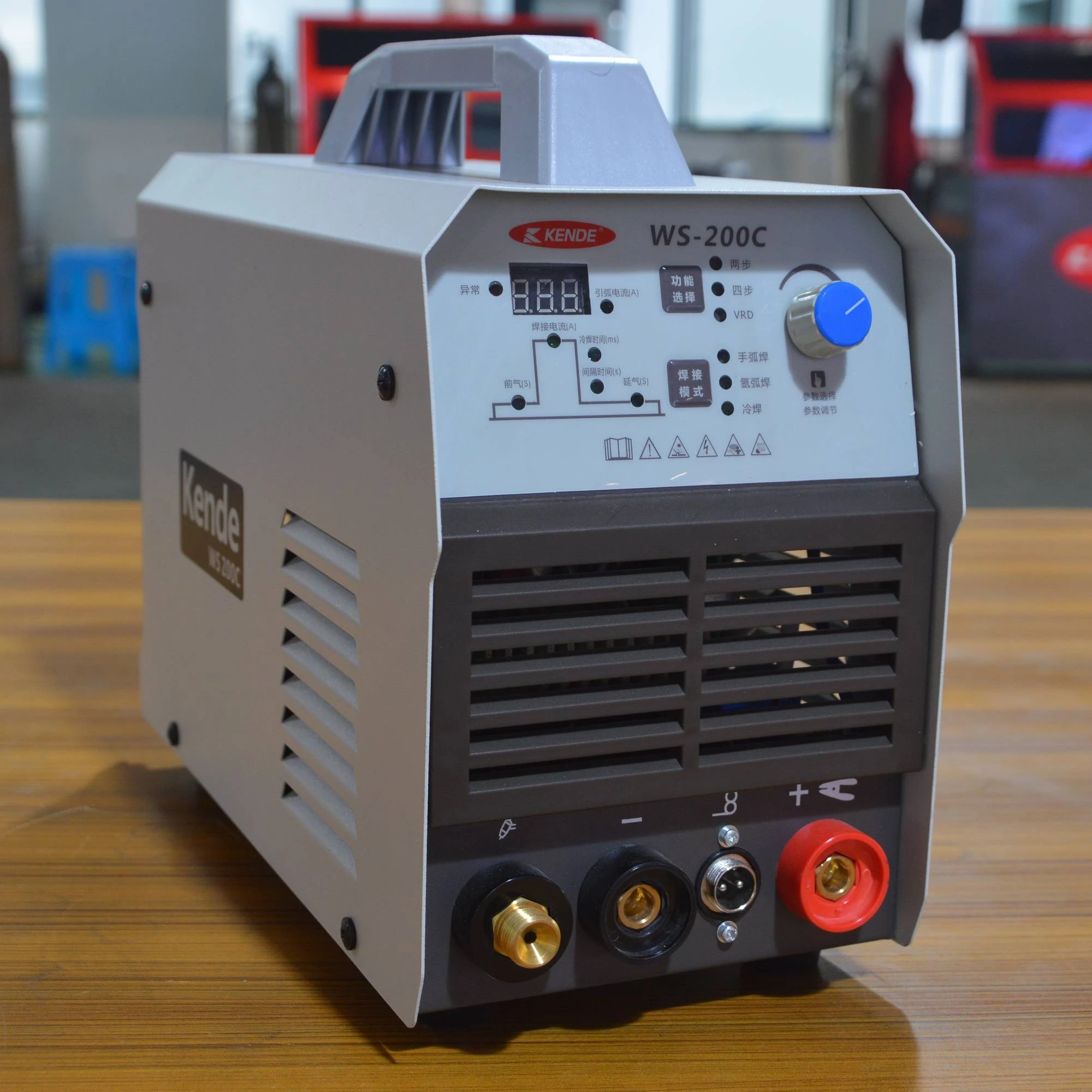 KENDE Smart Control IGBT Inverter DC TIG Welder with DC Motor New Stainless Steel Cold Welder TIG 200C