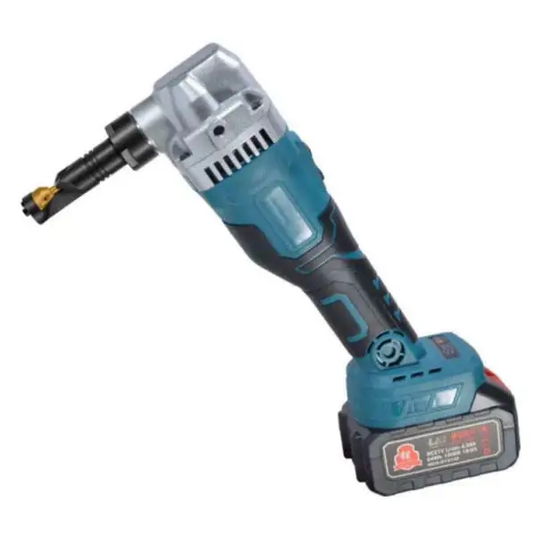 NEIBRISKEN Portable Cordless Nibbler Brushless Motor for Steel Stainless Steel Aluminum-50mm Cutting Capacity No Sparks Low