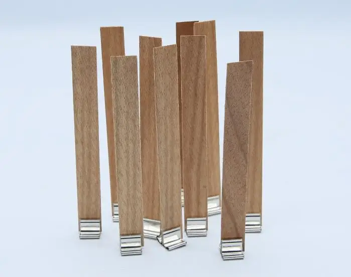 Custom Wooden Candle Wicks For Making Candle Scented Soy Wooden Wick