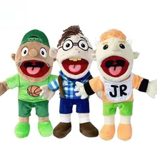 Hot Selling Funny Human Soft Stuffed Plush Toy Educational Plush Toys Hand Puppet Jeffy Junior Cody Joseph Puppet