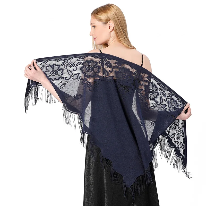 green emerald velvet dress Agnes Organza 3/4 Sleeve Shawl Wrap Silver / S